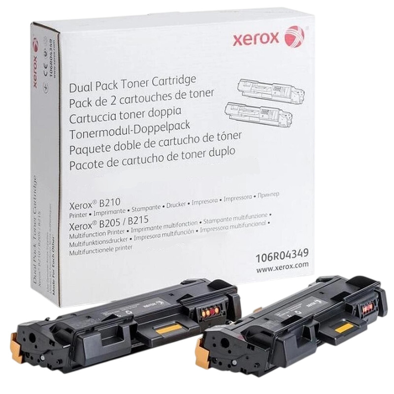 Картридж Xerox (106R04349) B205/B210/B215 Black Dual Pack