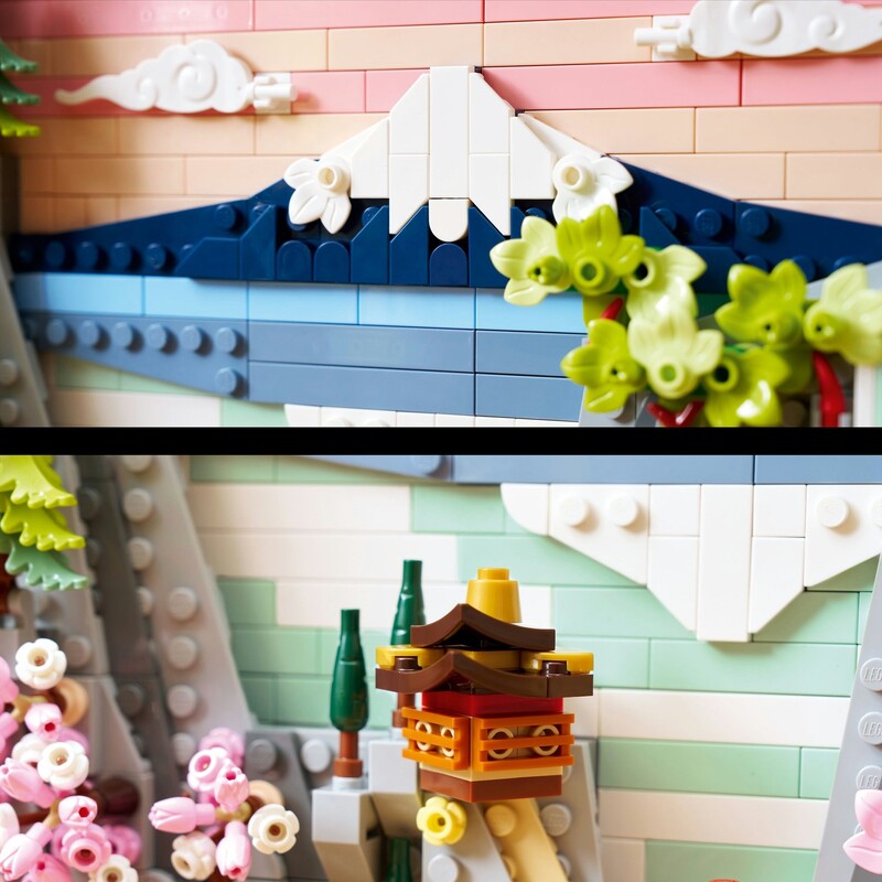 Конструктор LEGO Art Японский пейзаж с цветом сакуры (31218)
