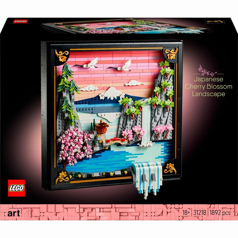 Конструктор LEGO Art Японский пейзаж с цветом сакуры (31218)
