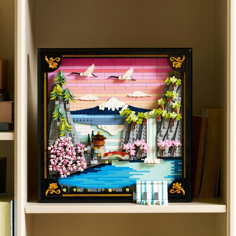 Конструктор LEGO Art Японский пейзаж с цветом сакуры (31218)