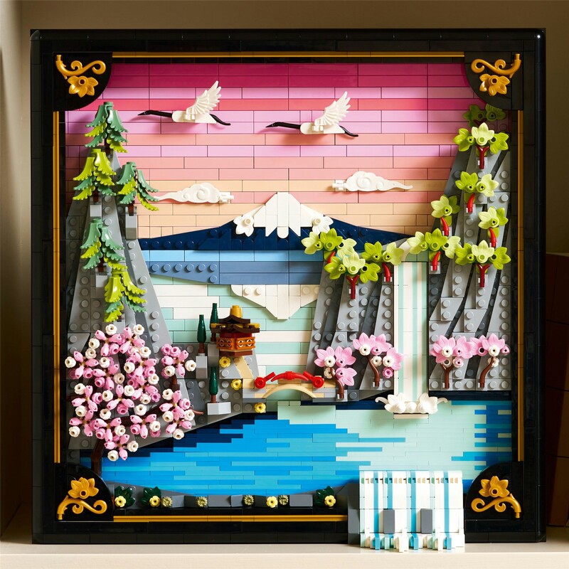 Конструктор LEGO Art Японский пейзаж с цветом сакуры (31218)