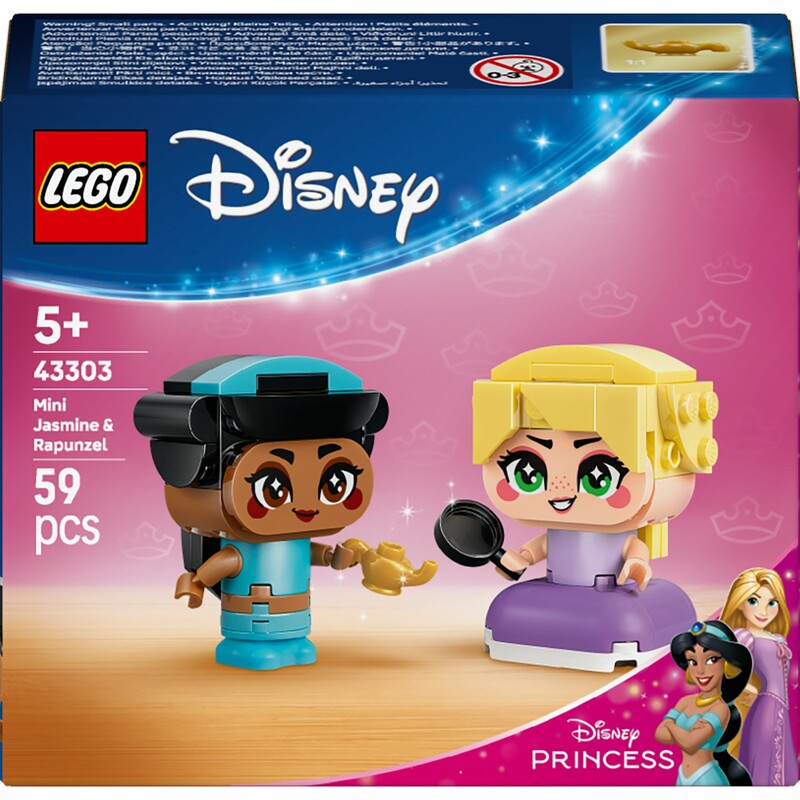 Конструктор LEGO Disney Минипринцесы Жасмин и Рапунцель (43303)