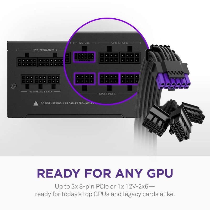 Блок живлення NZXT C1000W ATX 3.1 (PA-0G3BB-EU) 1000W, 80+ Gold