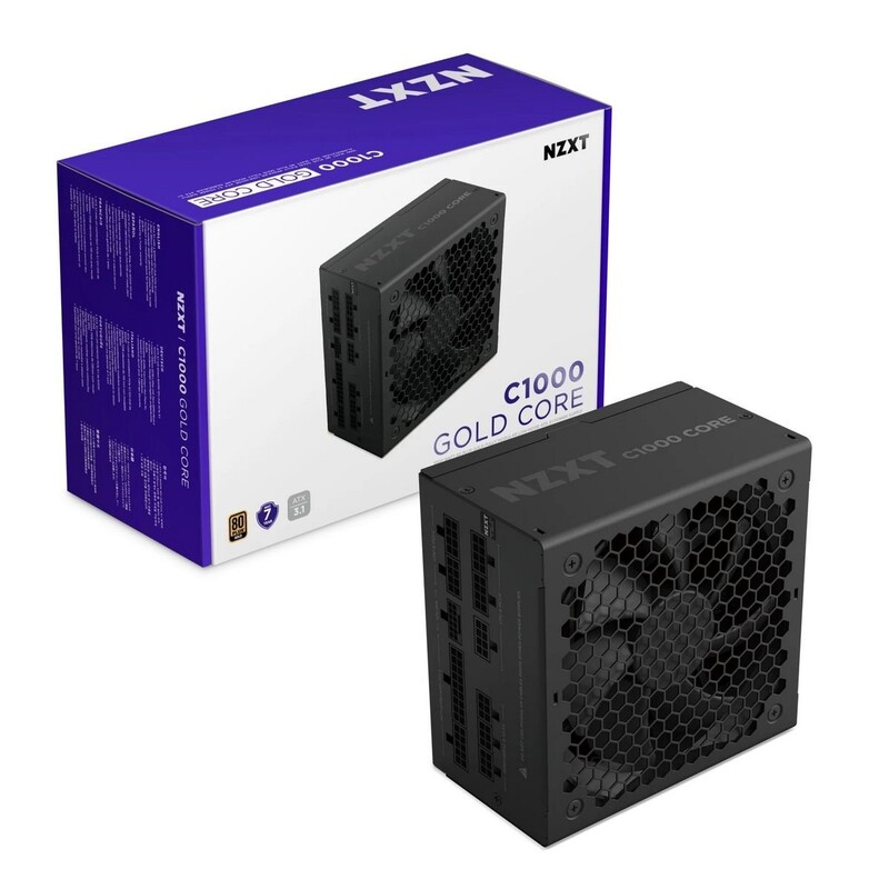Блок живлення NZXT C1000W ATX 3.1 (PA-0G3BB-EU) 1000W, 80+ Gold