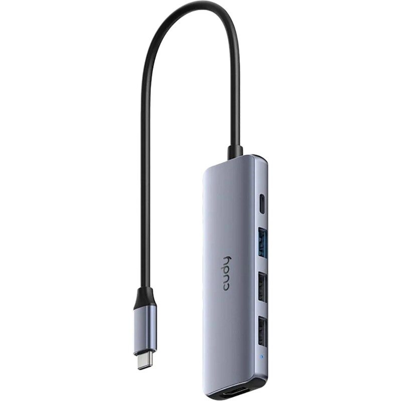 USB-хаб Cudy 5-in-1 USB Type-C - 3xUSB, HDMI (UH405)