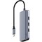 Фото - USB-хаб Cudy 6-in-1 USB 3.0 Type-C - 3xUSB, USB-C, HDMI, RJ-45 (UH606) | click.ua