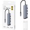 Фото - USB-хаб Cudy 6-in-1 USB 3.0 Type-C - 3xUSB, USB-C, HDMI, RJ-45 (UH606) | click.ua