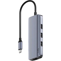 USB-хаб Cudy 6-in-1 USB 3.0 Type-C - 3xUSB, USB-C, HDMI, RJ-45 (UH606)