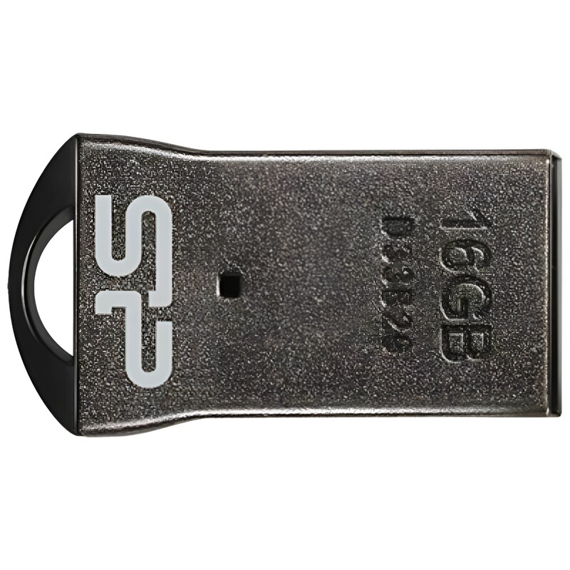 Флеш-накопичувач USB 16GB Silicon Power Touch T01 Black (SP016GBUF2T01V1K)