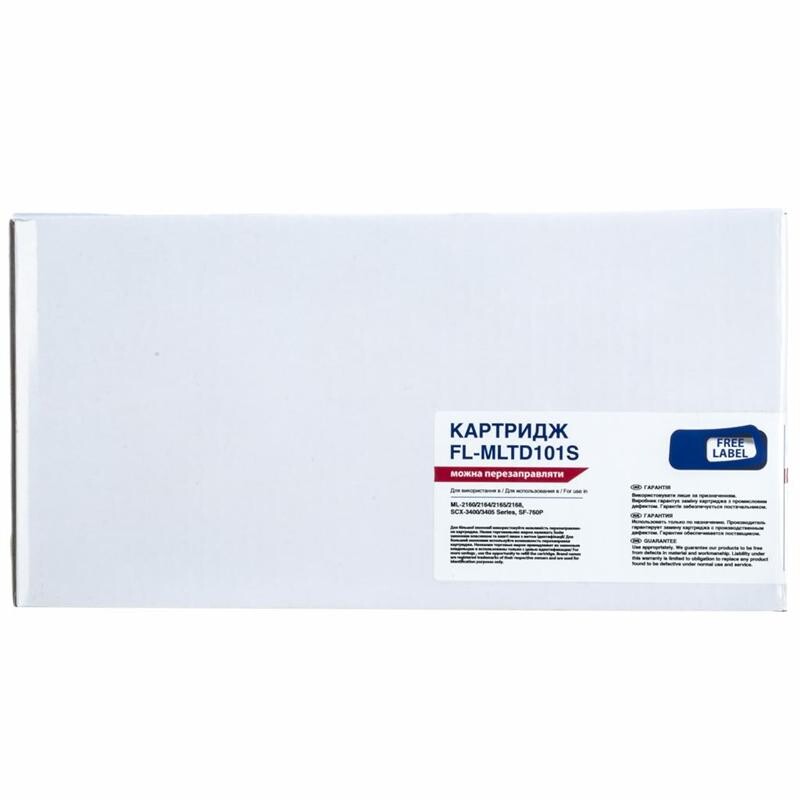 Картридж Free Label (FL-MLTD101S) Samsung ML-2160/2165W/SCX-3400 (MLT-D101S)