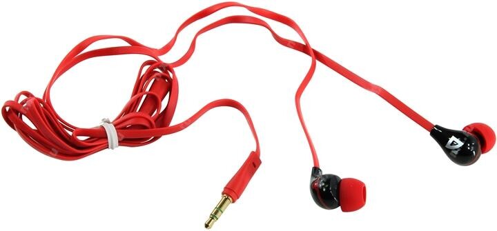Наушники Defender Bravo-815 Black/Red (63815)