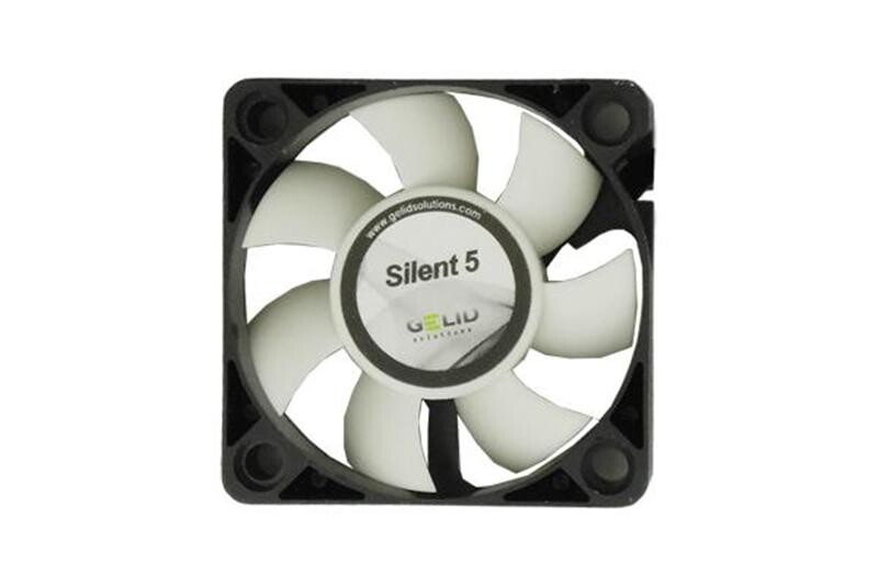Вентилятор Gelid Solutions Silent 5 (FN-SX05-40), 50x50x15мм, 3pin, чорний