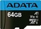 Фото - Карта пам`ятi MicroSDXC 64GB UHS-I Class 10 A-Data Premier + SD adapter (AUSDX64GUICL10A1-RA1) | click.ua