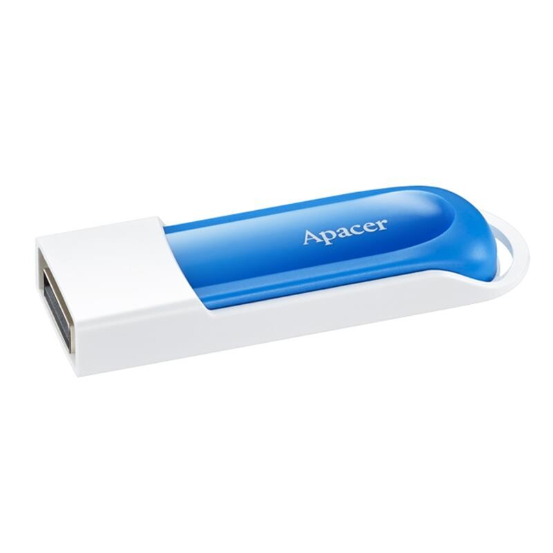 Флеш-накопичувач USB 64GB Apacer AH23A White/Sky Blue (AP64GAH23AW-1)