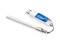 Фото - Флеш-накопичувач USB 64GB Apacer AH23A White/Sky Blue (AP64GAH23AW-1) | click.ua