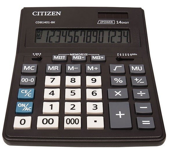 Калькулятор Citizen CDB1401-BK