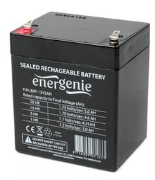Купити Акумуляторна батарея EnerGenie 12V 5AH (BAT-12V5AH) AGM Акумуляторна батарея EnerGenie 12V 5AH (BAT-12V5AH) AGM