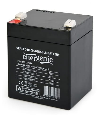 Фото - Батарея для ИБП EnerGenie Акумуляторна батарея  12V 5AH  AGM BAT-12V5AH (BAT-12V5AH)