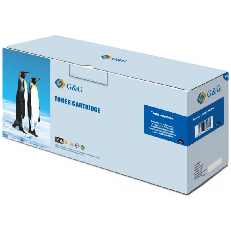Картридж G&G (G&G-415AC) HP Color LJ Pro M414/454/479 Cyan (415AC) без чипа
