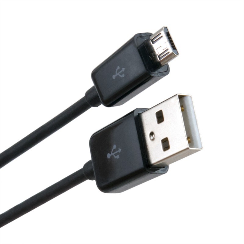 Кабель Extradigital (KBU1624) USB 2.0 AM - Micro USB, 0.5м, черный