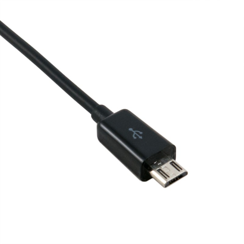 Кабель Extradigital (KBU1624) USB 2.0 AM - Micro USB, 0.5м, черный