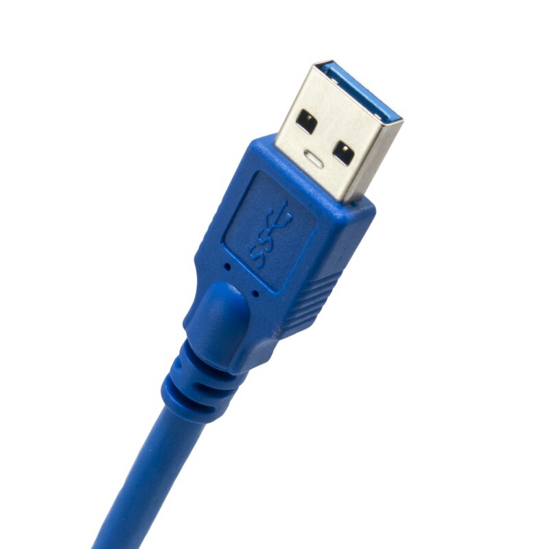 Кабель Extradigital (KBU1631) USB 3.0 AM - AM, 0.5м, синій