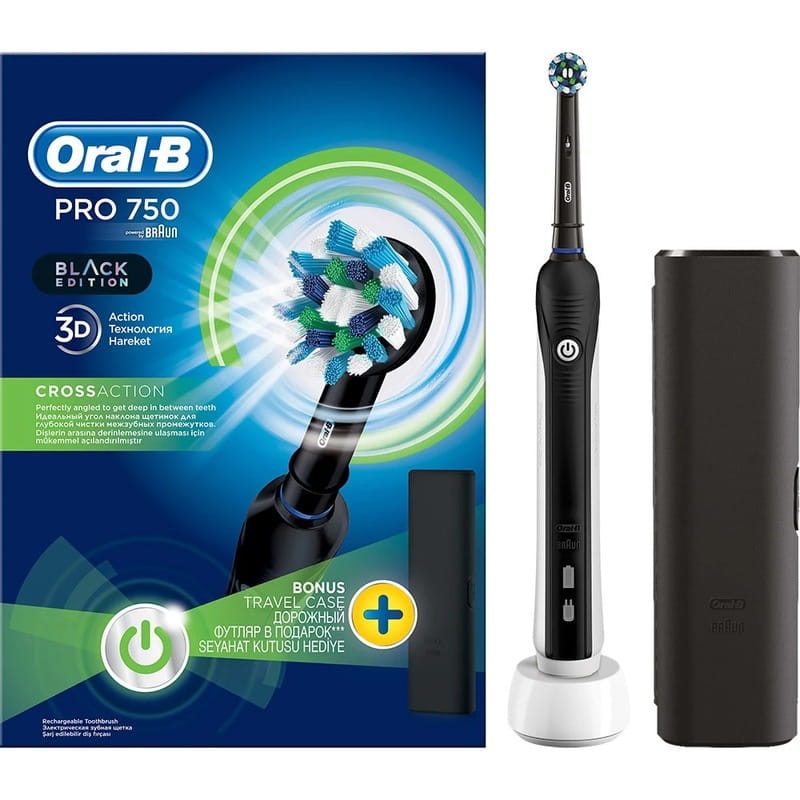 Зубная электрощетка Braun Oral-B Pro 750 D16 CrossAction Black (D16.513.UX)