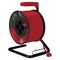 Фото - Подовжувач на котушці (P092251) з вимикачем, 4 розетки, 1.5 мм2, 25м, Black/Red | click.ua