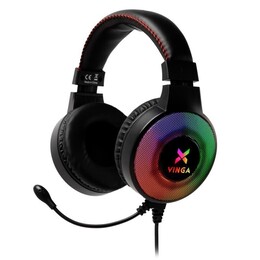 Гарнітура Vinga HSCU-100 Gaming LED Black (HSCU-100)