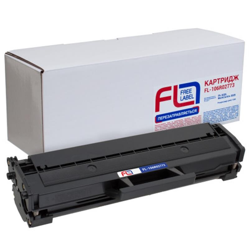 Картридж Free Label (FL-106R02773) Xerox Phaser 3020 Black (106R02773)