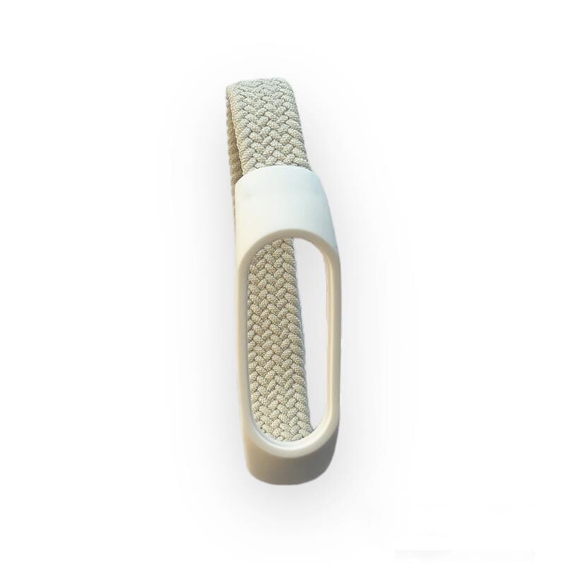 Ремешок BeCover Elastic Nylon Style для Xiaomi Mi Smart Band 5/Mi Smart Band 6 Size M Beige (710495)