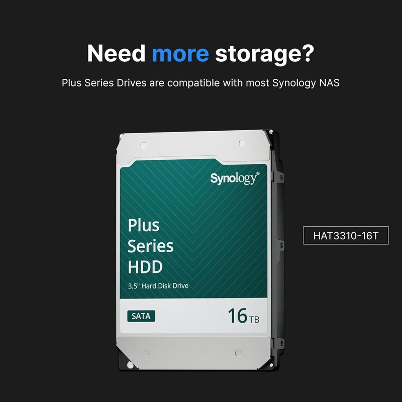 Накопичувач HDD 3.5" SATA 16.0TB Synology HAT5310 7200rpm 512MB (HAT5310-16T)