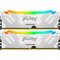 Фото - Модуль памяти DDR5 48GB/8000 Kingston Fury Renegade RGB White (KF580C38RWAK2-48) | click.ua