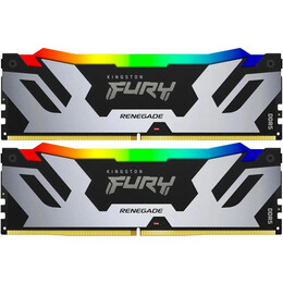 Модуль памяти DDR5 2х24GB/8800 Kingston Fury Renegade RGB Silver (KF588CU42RSAK2-48)