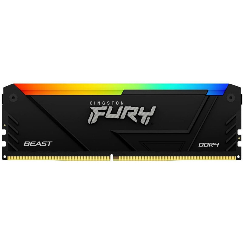 Модуль пам`яті DDR4 2х32GB/3600 Kingston Fury Beast RGB Black (KF436C18BB2AK2/64)