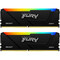 Фото - Модуль пам`яті DDR4 2х32GB/3600 Kingston Fury Beast RGB Black (KF436C18BB2AK2/64) | click.ua