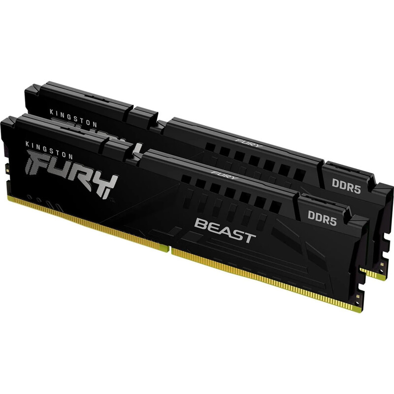 Модуль пам`яті DDR5 64GB/5200 Kingston Fury Beast Black (KF552C40BB2K2-64)