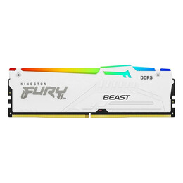 Модуль памяти DDR5 16GB/5200 Kingston Fury Beast RGB White (KF552C40BWA-16)