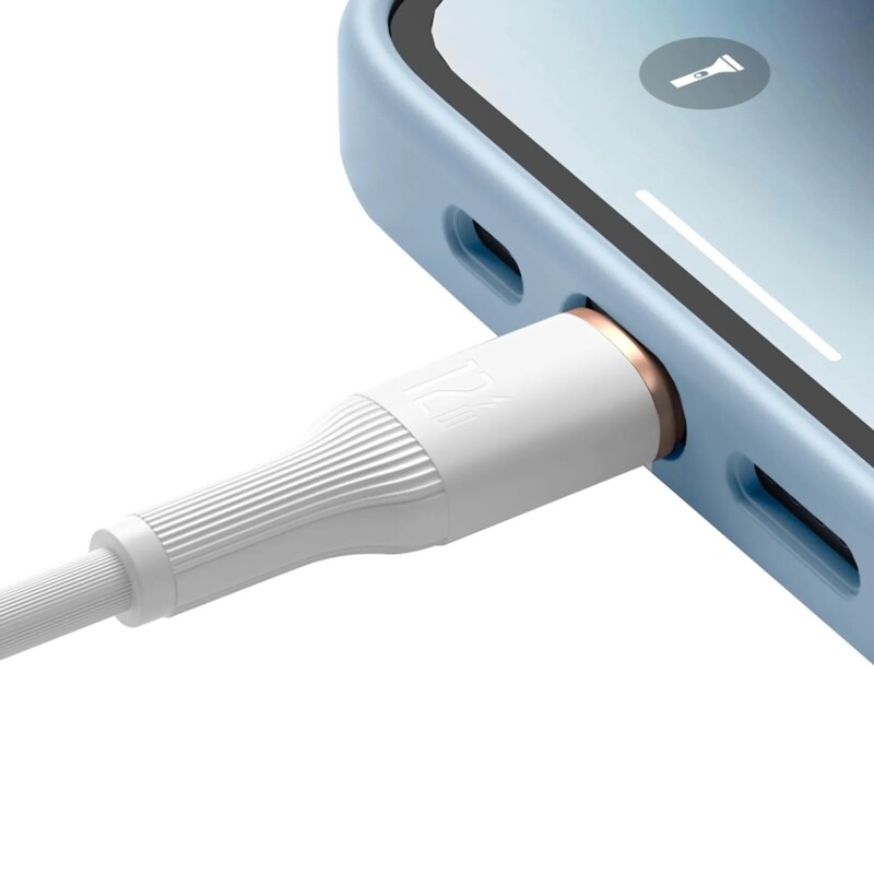 Кабель Romoss CB1224 USB - Lightning (M/M), 2 м, White (CB1224-821-134H)