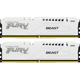 Модуль пам`яті DDR5 2х16GB/5200 Kingston Fury Beast White (KF552C40BWK2-32)