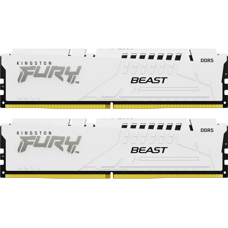 Модуль памяти DDR5 32GB/5200 Kingston Fury Beast White (KF552C40BWK2-32)