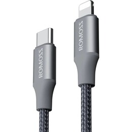Кабель Romoss CB1737 USB Type-C - Lightning (M/M), 1 м, Gray (CB1737-631-G43H)