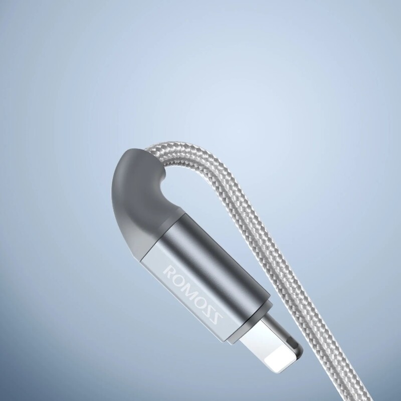 Кабель Romoss CB1737 USB Type-C - Lightning (M/M), 1 м, Gray (CB1737-631-G43H)
