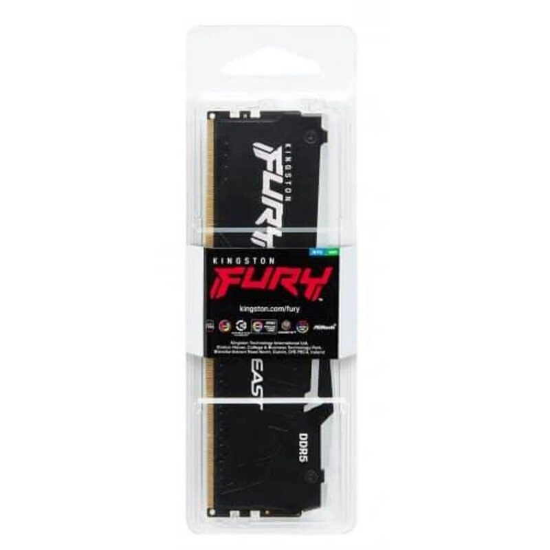 Модуль памяти DDR5 32GB/5600 Kingston Fury Beast RGB Black (KF556C36BBEA-32)