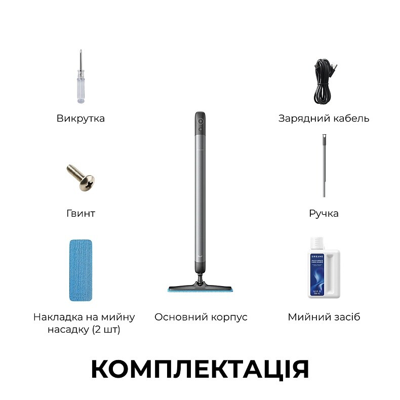 Аккумуляторный моющий пылесос Dreame Mira Mop 10 Black (HMF10A-BL)