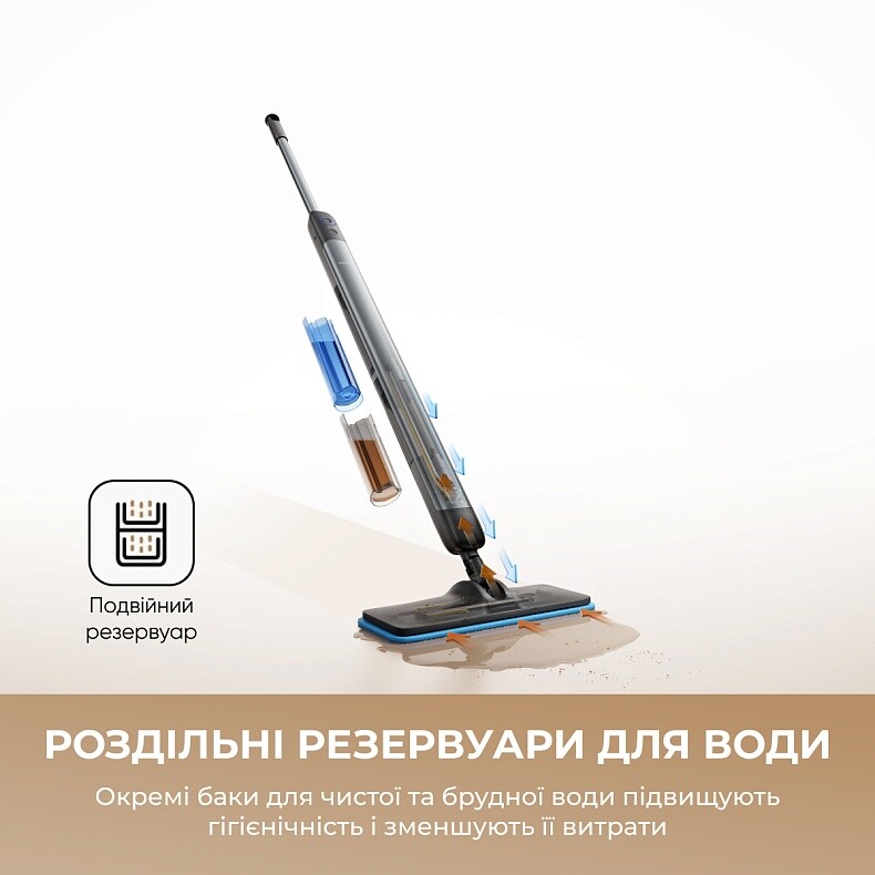 Аккумуляторный моющий пылесос Dreame Mira Mop 10 Black (HMF10A-BL)
