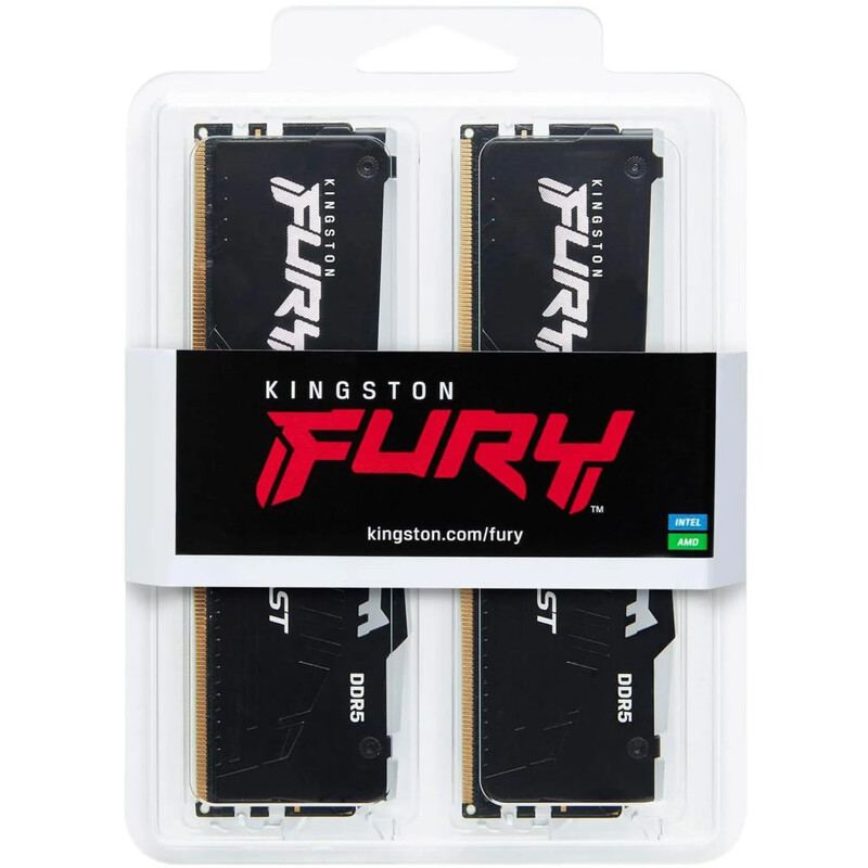 Модуль памяти DDR5 64GB/5600 Kingston Fury Beast RGB Black (KF556C40BB2AK2-64)