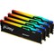 Фото - Модуль памяти DDR5 128GB/5600 Kingston Fury Beast RGB Black (KF556C40BBAK4-128) | click.ua