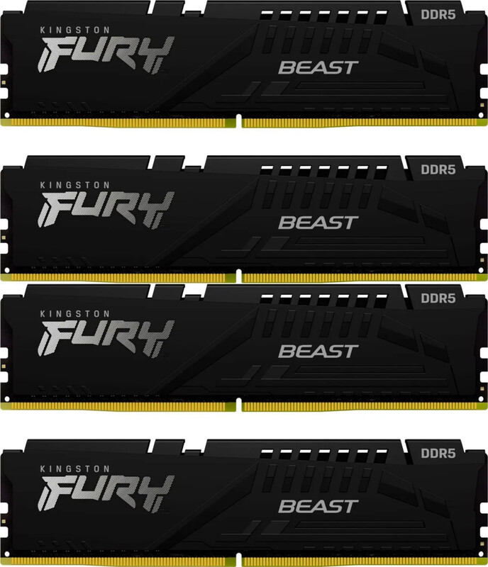 Модуль памяти DDR5 128GB/5600 Kingston Fury Beast Black (KF556C40BBK4-128)