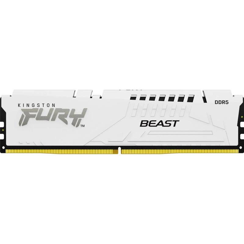 Модуль пам`яті DDR5 32GB/5600 Kingston Fury Beast White (KF556C40BWK2-32)